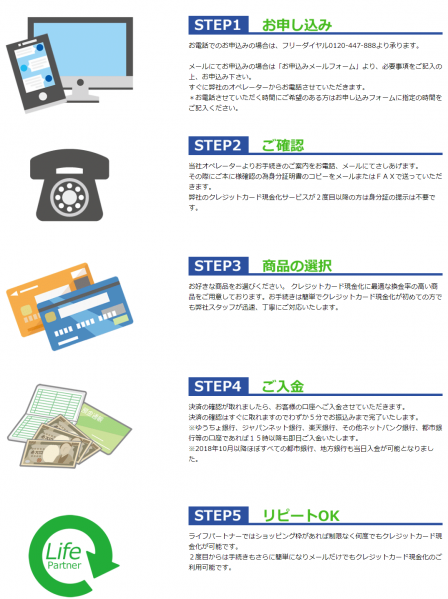 ライフパートナーの利用の流れ